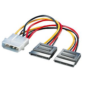 CABLE ALIMENTACION DISCO SERIAL ATA DOBLE