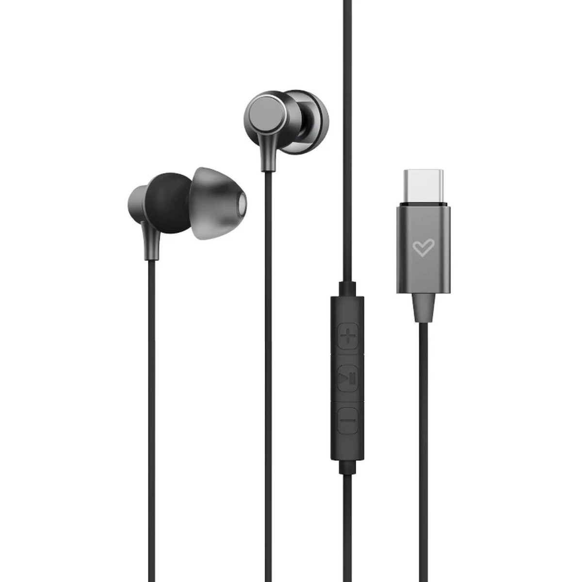 AURIC + MIC ENERGY SISTEM METALLIZED USB TIPO C NEGRO - Imagen 2